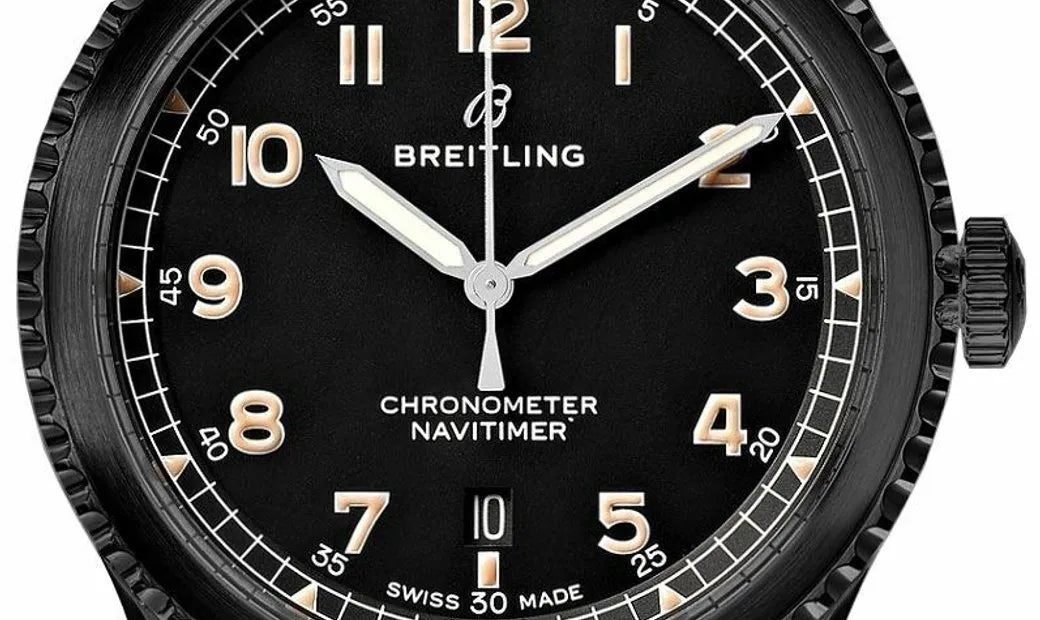  Shop Authentic Breitling Navitimer 8 Automatic Chronometer Black Dial Mens Watch - M17314101B1X1 - Luxxuri