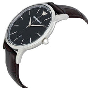  Shop Authentic Emporio Armani Renato Quartz Black Dial Brown Leather Strap Watch For Men - AR11187 - Luxxuri