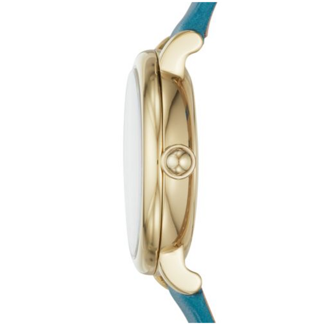  Shop Authentic Marc Jacobs Roxy Silver Dial Green Leather Strap Watch for Women - MJ1633 - Luxxuri