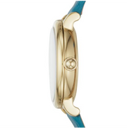  Shop Authentic Marc Jacobs Roxy Silver Dial Green Leather Strap Watch for Women - MJ1633 - Luxxuri