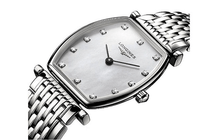  Shop Authentic Longines La Grande Classique de Longines Tonneau White Dial Silver Steel Strap Watch for Women - L4.205.4.87.6 - Luxxuri
