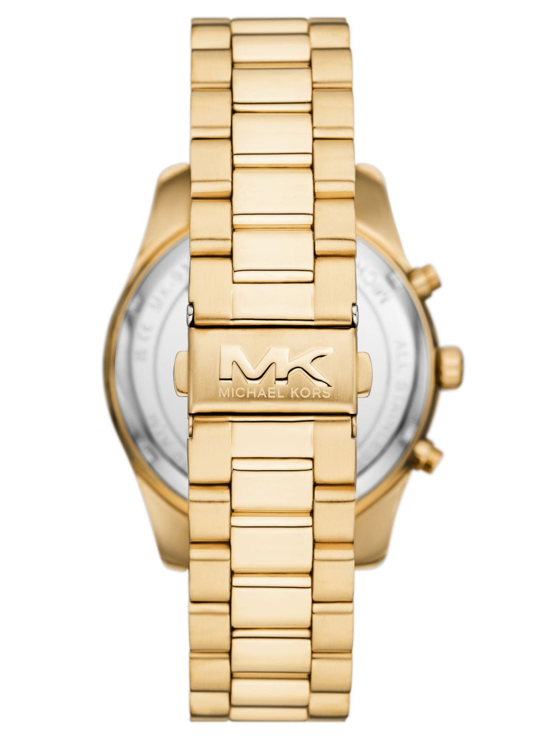  Shop Authentic Michael Kors Lexington Chronograph Blue Dial Gold Steel Strap Watch for Men - MK9153 - Luxxuri