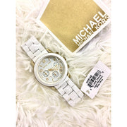  Shop Authentic Michael Kors Runway White Dial White Steel Strap Watch for Women - MK5145 - Luxxuri