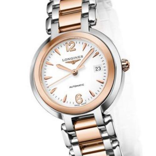  Shop Authentic Longines PrimaLuna Quartz White Dial Two Tone Steel Strap Watch for Women - L8.110.5.16.6 - Luxxuri