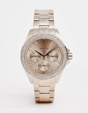  Shop Authentic Hugo Boss Premiere Rose Gold Dial with DIamonds Rose Gold Steel Strap Watch for Women - 1502443 - Luxxuri