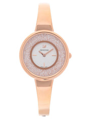  Shop Authentic Swarovski Crystalline Bracelet White Dial Rose Gold Steel Strap Watch for Women - 5269250 - Luxxuri