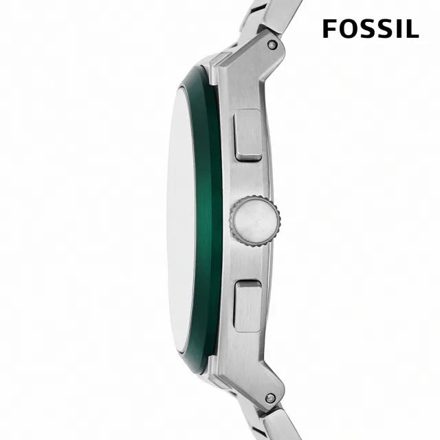  Shop Authentic Fossil Everett Chronograph Green Dial Silver Steel Strap Watch for Men - FS5964 - Luxxuri
