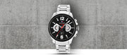  Shop Authentic Tommy Hilfiger Decker Quartz Black Dial Silver Steel Strap Watch for Men - 1791472 - Luxxuri