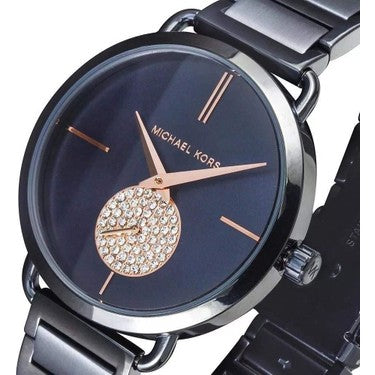  Shop Authentic Michael Kors Portia Blue Dial Blue Stainless Steel Strap Watch for Women - MK3680 - Luxxuri
