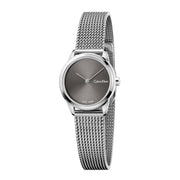  Shop Authentic Calvin Klein Minimal Grey Dial Silver Mesh Bracelet Watch for Women - K3M231Y3 - Luxxuri