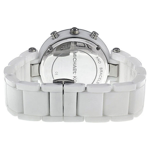  Shop Authentic Michael Kors Parker White Dial White Leather Strap Watch for Women - MK5848 - Luxxuri