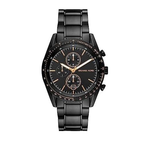  Shop Authentic Michael Kors Warren Chronograph Black Dial Black Steel Strap Watch For Men - MK9113 - Luxxuri