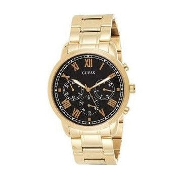  Shop Authentic Guess Hendrix Multifunction Black Dial Gold Steel Strap Watch for Men - W1309G2 - Luxxuri