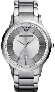  Shop Authentic Emporio Armani Classic Quartz Silver Dial Silver Steel Strap Watch For Men - AR2478 - Luxxuri