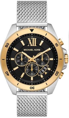  Shop Authentic Michael Kors Brecken Quartz Black Dial Silver Mesh Strap Watch For Men - MK8961 - Luxxuri