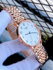  Shop Authentic Tissot T Classic Everytime White Dial Rose Gold Mesh Bracelet Watch for Men - T109.610.33.032.00 - Luxxuri