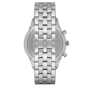  Shop Authentic Emporio Armani Chronograph Black Dial Silver Steel Strap Watch For Men - AR11017 - Luxxuri