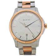  Shop Authentic Gucci G Timeless Silver Dial Two Tone Steel Strap Watch For Men - YA126447 - Luxxuri