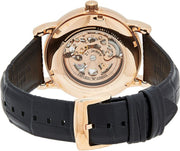  Shop Authentic Emporio Armani Luigi Skeleton Silver Dial Black Leather Strap Watch For Men - AR60007 - Luxxuri