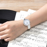  Shop Authentic Tissot T Lady Flamingo White Dial White Leather Strap Watch For Women - T094.210.16.011.00 - Luxxuri