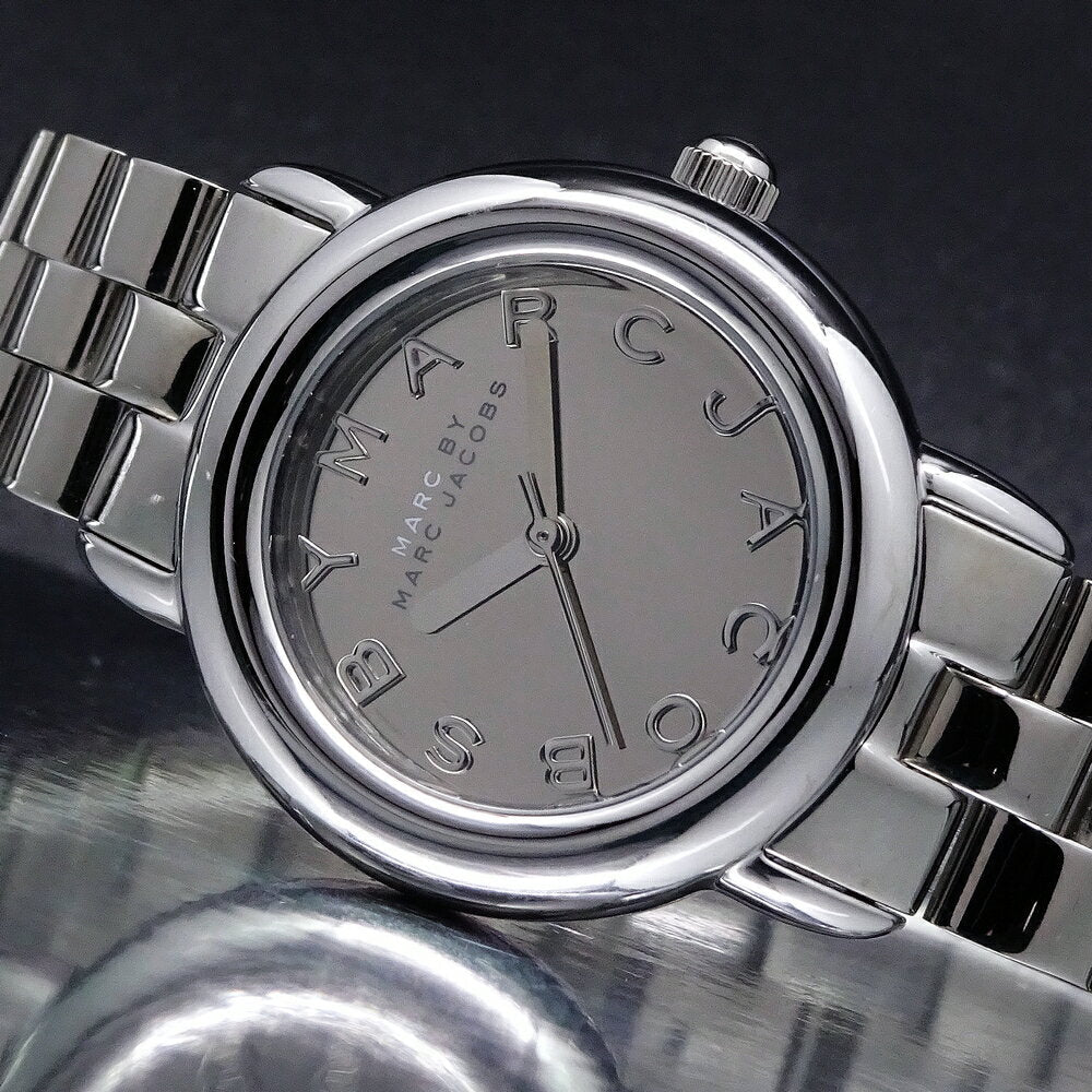  Shop Authentic Marc Jacobs Marc Silver Dial Silver Steel Strap Watch for Women - MBM3173 - Luxxuri