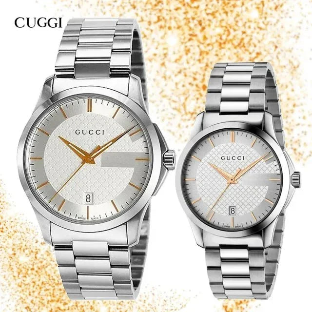  Shop Authentic Gucci G Timeless Silver Dial Silver Steel Strap Unisex Watch - YA126442 - Luxxuri