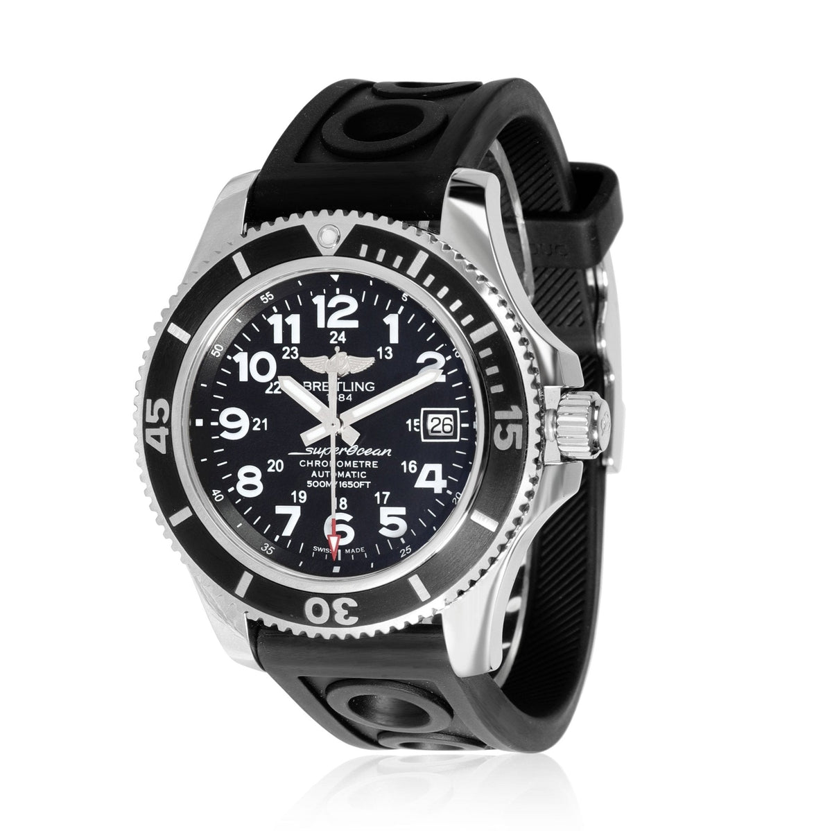  Shop Authentic Breitling Superocean Heritage II 42mm Automatic Mens Chronometer Watch - A17365C9 - Luxxuri