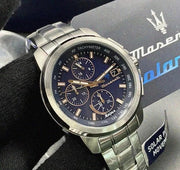  Shop Authentic Maserati Successo 44mm Solar Blue Stainless Steel Watch For Men - R8873645004 - Luxxuri