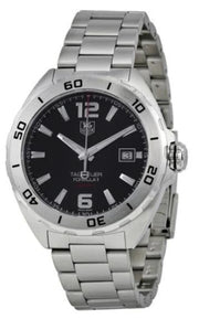  Shop Authentic Tag Heuer Formula 1 Automatic Black Dial Silver Steel Strap Watch for Men - WAZ2113.BA0875 - Luxxuri
