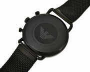  Shop Authentic Emporio Armani Aviator Black Dial Black Mesh Bracelet Watch For Men - AR11142 - Luxxuri