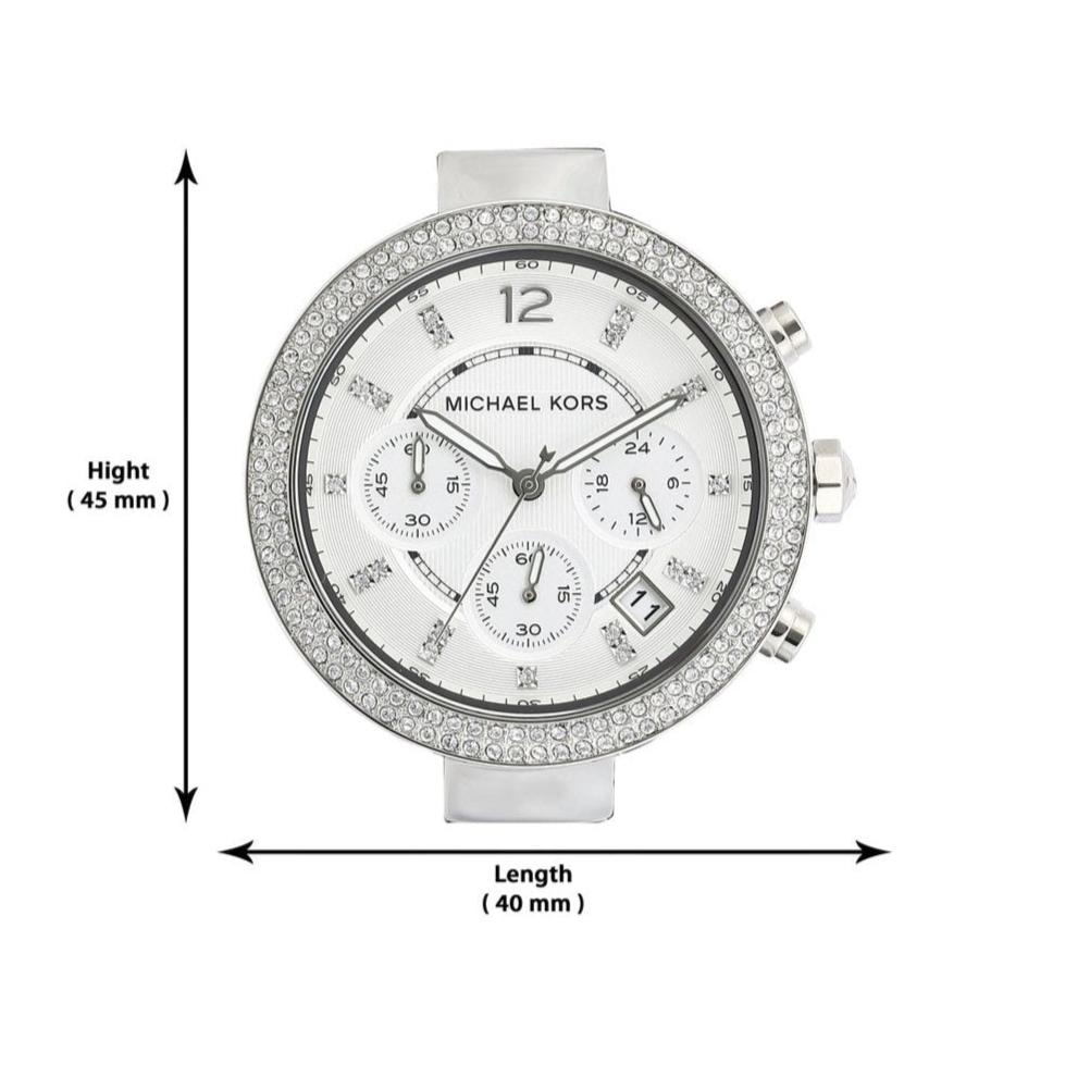  Shop Authentic Michael Kors Parker White Dial White Leather Strap Watch for Women - MK2277 - Luxxuri
