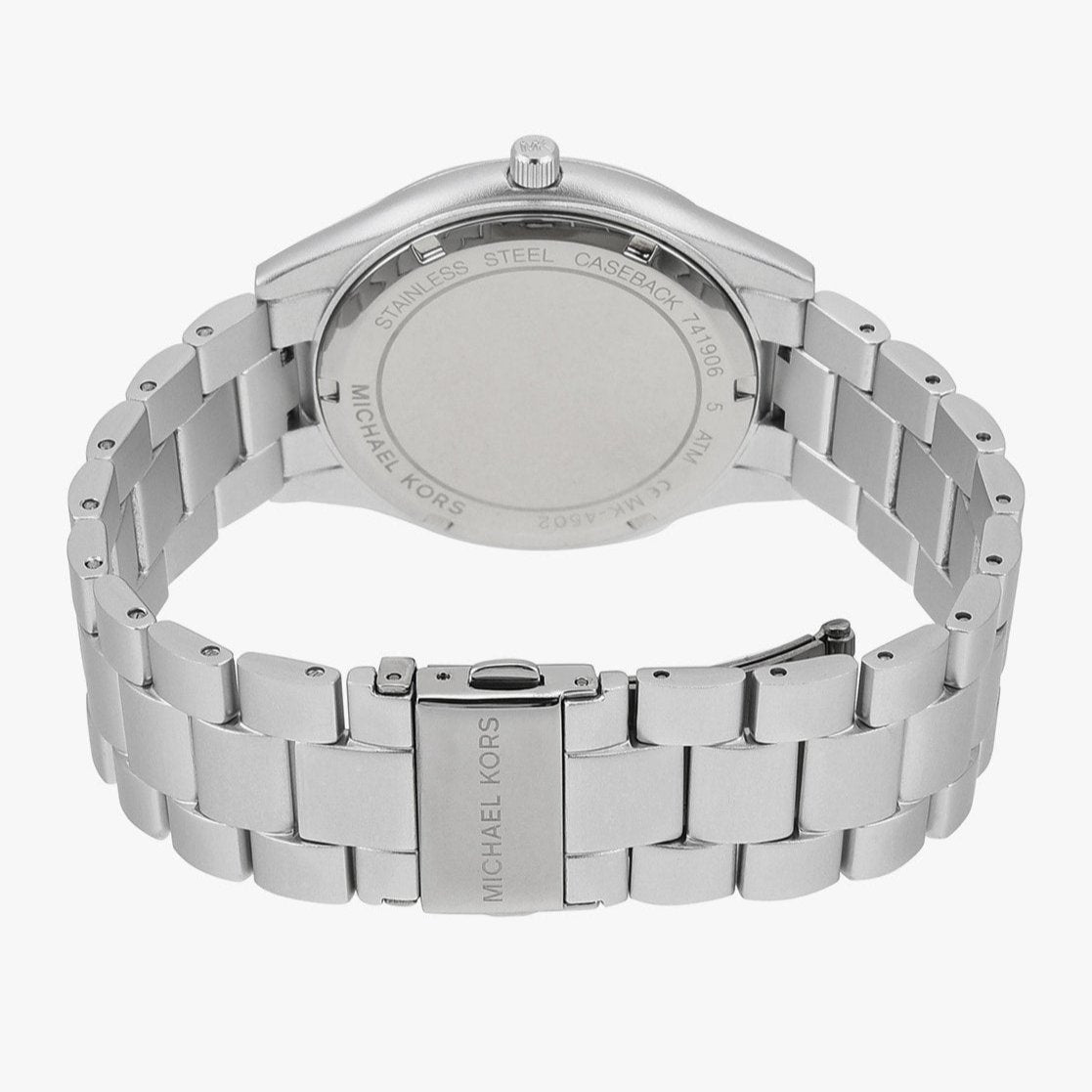  Shop Authentic Michael Kors Slim Runway Silver Dial Silver Steel Strap Watch For Women - MK4502 - Luxxuri
