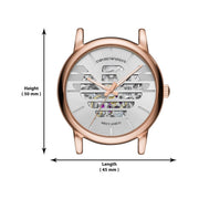  Shop Authentic Emporio Armani Meccanico Skeleton Silver Dial Black Leather Strap Watch For Men - AR60031 - Luxxuri
