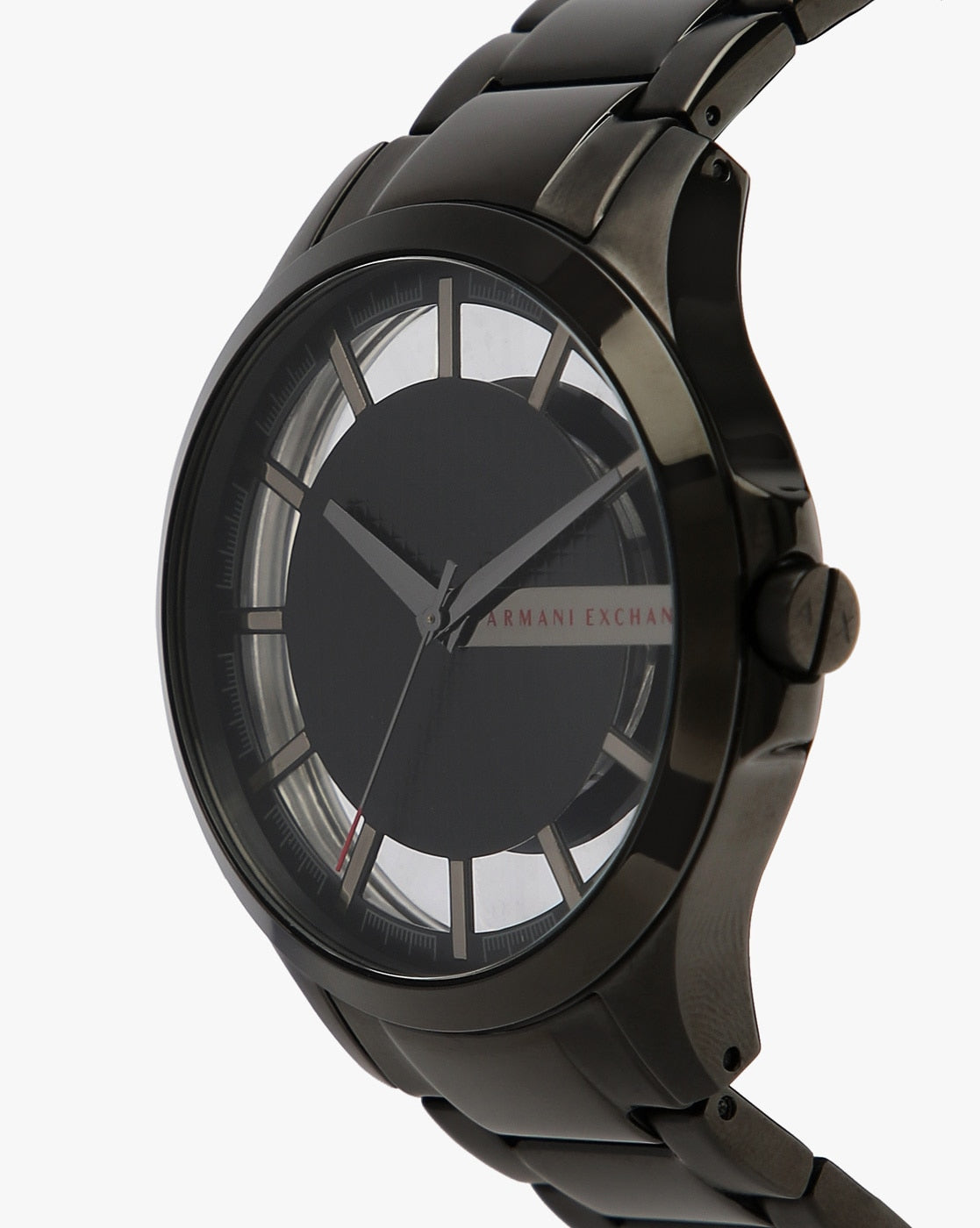  Shop Authentic Armani Exchange Hampton Chronograph Black Dial Black Steel Strap Watch For Men - AX2192 - Luxxuri