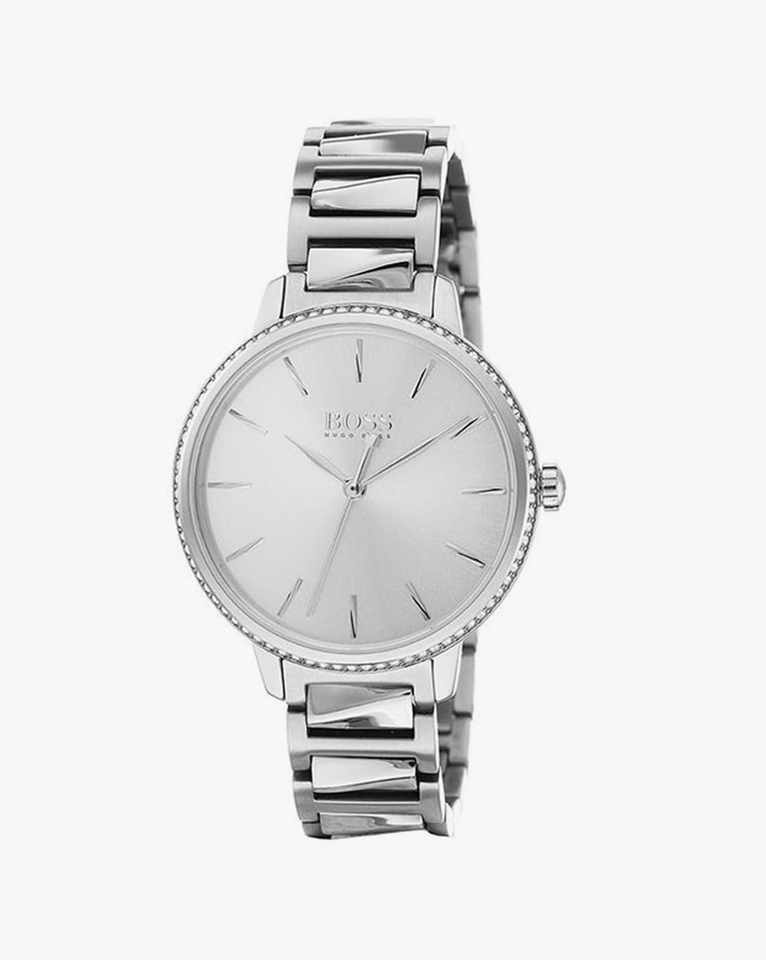  Shop Authentic Hugo Boss Signature Silver Dial Silver Steel Strap Watch for Women - 1502539 - Luxxuri