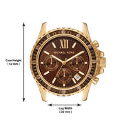  Shop Authentic Michael Kors Everest Chronograph Brown Dial Two Tone Steel Strap Watch For Women - MK6973 - Luxxuri