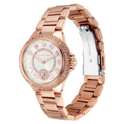  Shop Authentic Michael Kors Camille Multifunction White Dial Rose Gold Steel Strap Watch For Women  - MK4700 - Luxxuri