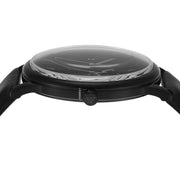  Shop Authentic Emporio Armani Minimalist Analog Black Dial Black Leather Strap Watch For Men - AR11573 - Luxxuri