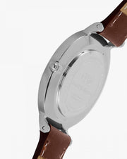  Shop Authentic Daniel Wellington Classic Petite St Mawes Black Dial Brown Leather Strap Watch For Women - DW00100181 - Luxxuri