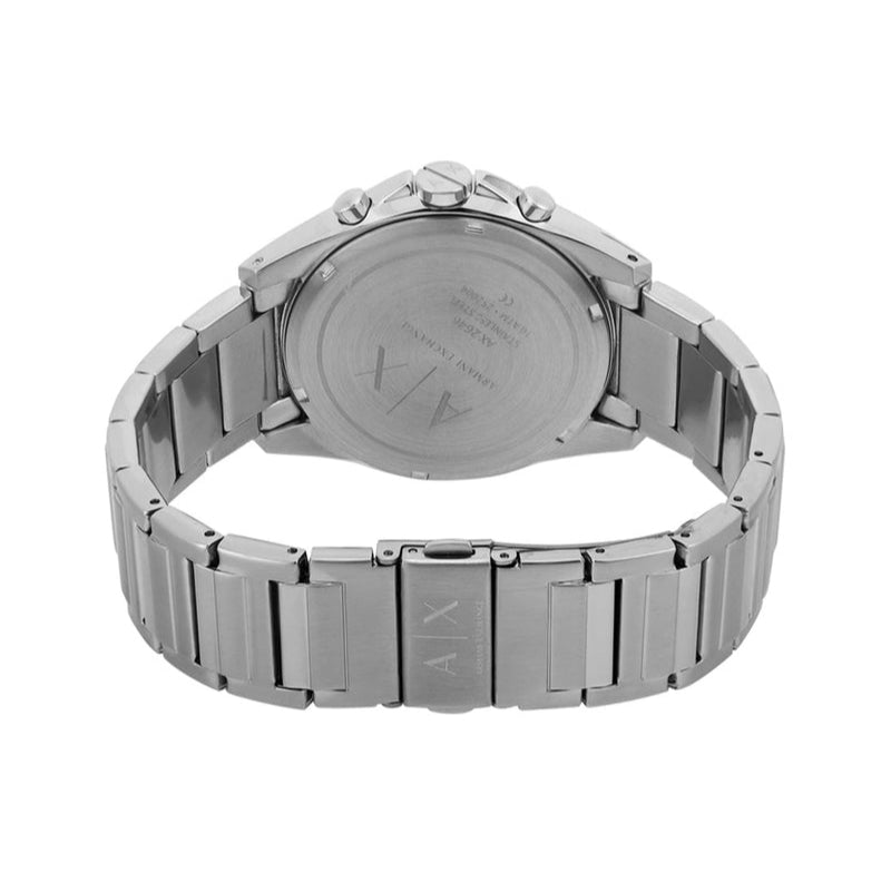  Shop Authentic Armani Exchange Banks Chronograph Black Dial Silver Steel Strap Watch For Men - AX1720 - Luxxuri