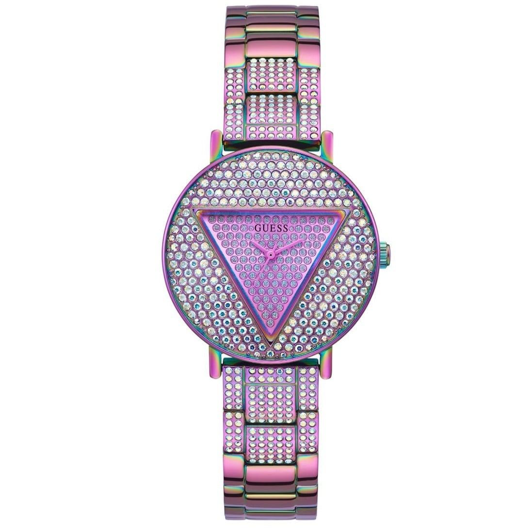  Shop Authentic Guess Trend Diamonds Purple Dial Purple Steel Strap Watch for Women - GW0512L4 - Luxxuri