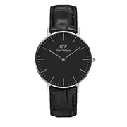  Shop Authentic Daniel Wellington Classic Reading Black Dial Black Leather Strap Watch For Women - DW00100147 - Luxxuri
