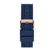  Shop Authentic Guess Fleet Blue Dial Blue Rubber Strap Watch for Men - W0971G3 - Luxxuri