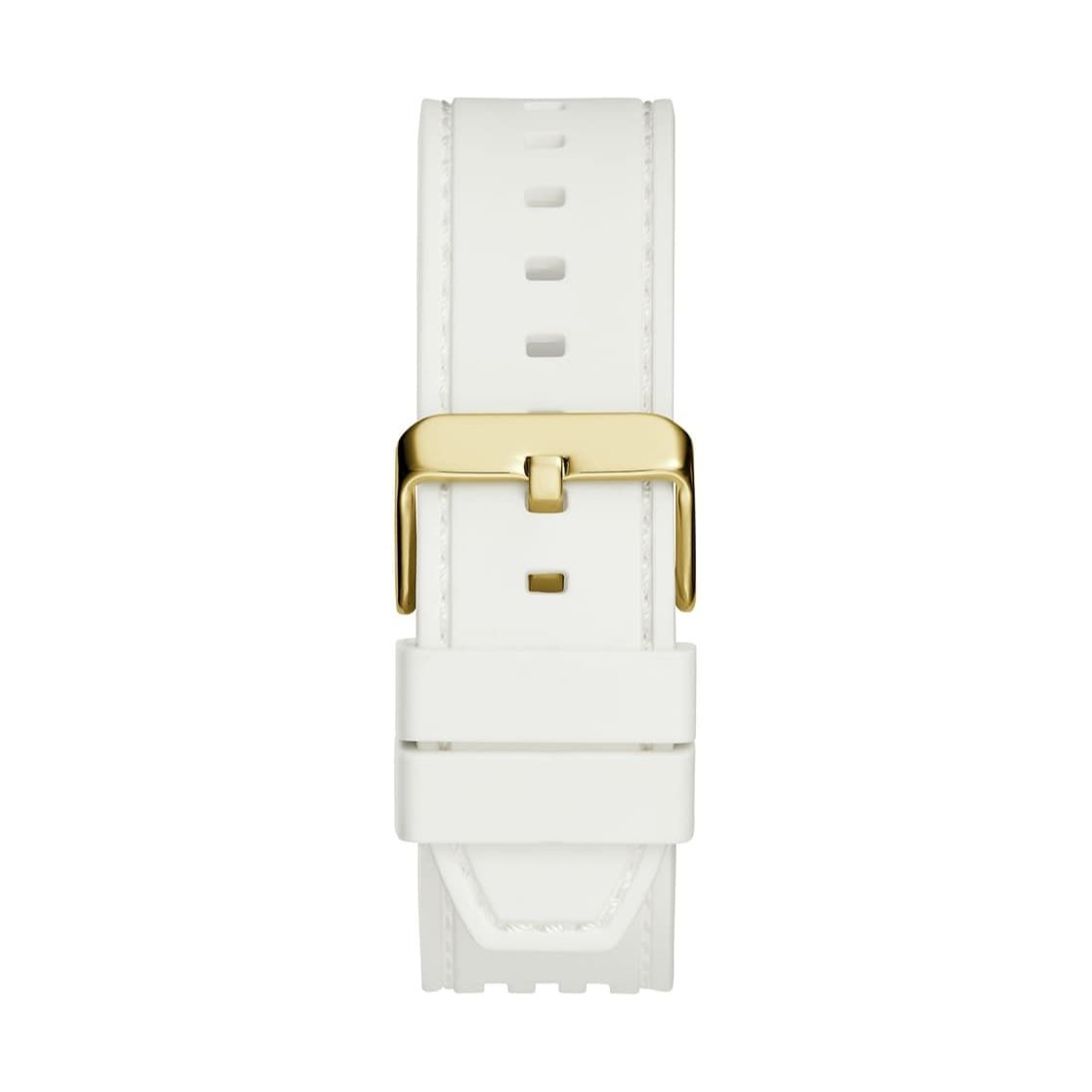  Shop Authentic Guess Phoenix Analog Gold Dial White Silicone Strap Watch For Men - GW0499G5 - Luxxuri