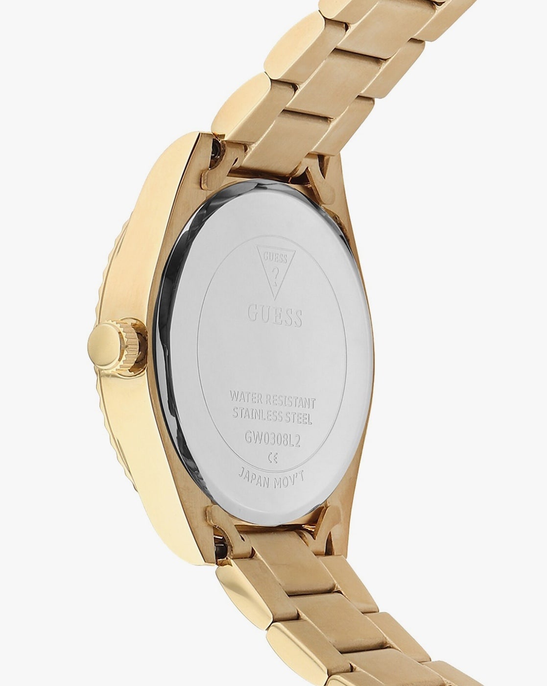  Shop Authentic Guess Luna White Dial Gold Steel Strap Watch for Women - GW0308L2 - Luxxuri