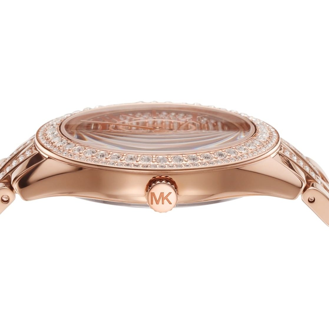  Shop Authentic Michael Kors Harlowe Rose Gold Dial Rose Gold Steel Strap Watch For Women - MK4710 - Luxxuri