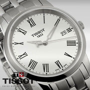  Shop Authentic Tissot T Classic Dream White Dial Silver Steel Strap Watch for Men - T033.410.11.013.01 - Luxxuri