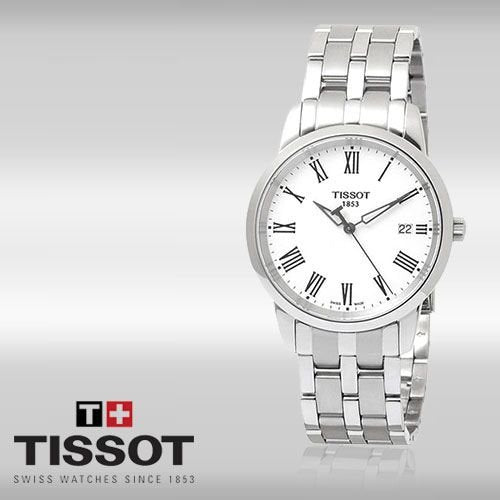  Shop Authentic Tissot T Classic Dream White Dial Silver Steel Strap Watch for Men - T033.410.11.013.01 - Luxxuri