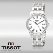 Shop Authentic Tissot T Classic Dream White Dial Silver Steel Strap Watch for Men - T033.410.11.013.01 - Luxxuri