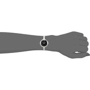  Shop Authentic Movado Bela Black Dial Silver Steel Strap Watch For Women - 0606595 - Luxxuri